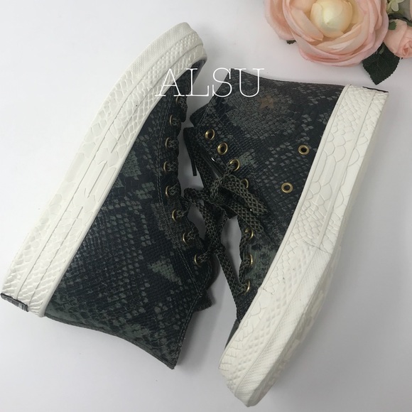 Converse Chuck 70 HI Leather Field Surplus Green - Picture 6 of 8